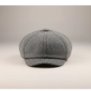 Casquette gavroche polyester gris style élégant - Vue 1 - casquette gavroche