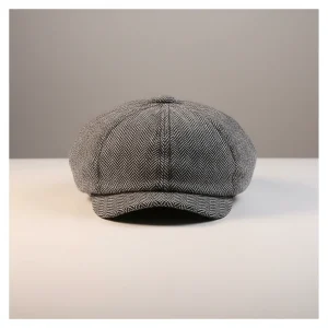 Casquette gavroche polyester gris style élégant - Vue 2 - casquette gavroche