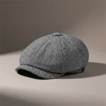 Casquette gavroche polyester motif chevron - Vue 1 - casquette gavroche