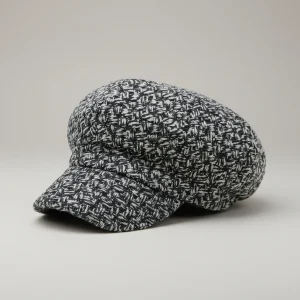 Casquette gavroche polyester motif tressé - Vue 2 - casquette gavroche