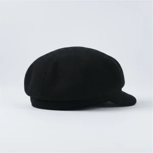 Casquette gavroche polyester noir style raffiné - Vue 2 - casquette gavroche