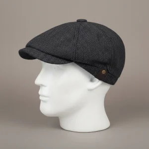 Casquette gavroche polyester style vintage homme - Vue 2 - casquette gavroche