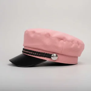 Casquette gavroche rose style marin ajustable - Vue 2 - casquette gavroche