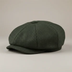 Casquette gavroche tweed homme look moderne - Vue 1 - casquette gavroche