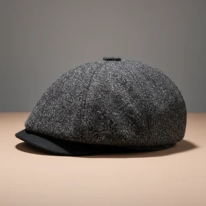 Casquette gavroche tweed homme style décontracté - Vue 2 - casquette gavroche
