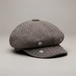 Casquette gavroche tweed style vintage femme - Vue 1 - casquette gavroche