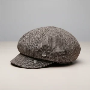 Casquette gavroche tweed style vintage femme - Vue 2 - casquette gavroche