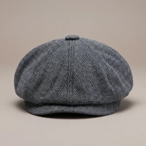 casquette gavroche tweed style vintage homme - Vue 1 - casquette gavroche