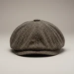 casquette gavroche tweed style vintage homme - Vue 1 - casquette gavroche