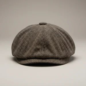 casquette gavroche tweed style vintage homme - Vue 1 - casquette gavroche