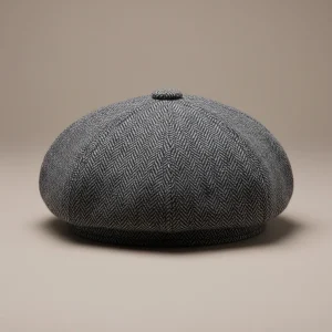 casquette gavroche tweed style vintage homme - Vue 2 - casquette gavroche