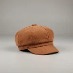 Casquette gavroche velours côtelé femme ajustable - Vue 1 - casquette gavroche