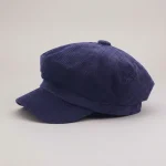 Casquette gavroche velours côtelé femme hiver - Vue 1 - casquette gavroche