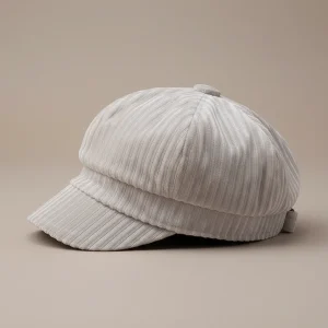 Casquette gavroche velours femme taille ajustable - Vue 2 - casquette gavroche